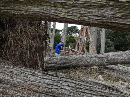 Visite du Dourven ravagé par la tempête en septembre 2024
