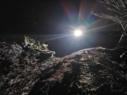 Projection nocturne pour réaliser « Dioramas »