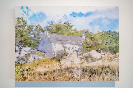 « Contre études », 9 impressions sur bois peint