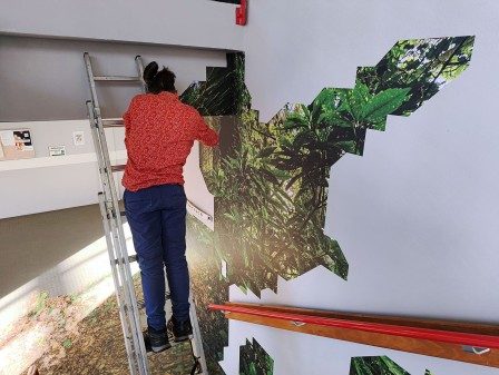 Étape 5 : collages sur place