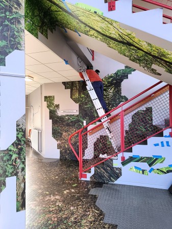 Étape 5 : collages sur place