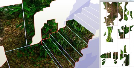 Étape 4 : mise à plat et découpe pour l'impression