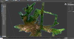 Fungus Coloniæ, Primordia - Vue du modèle 3D texturé